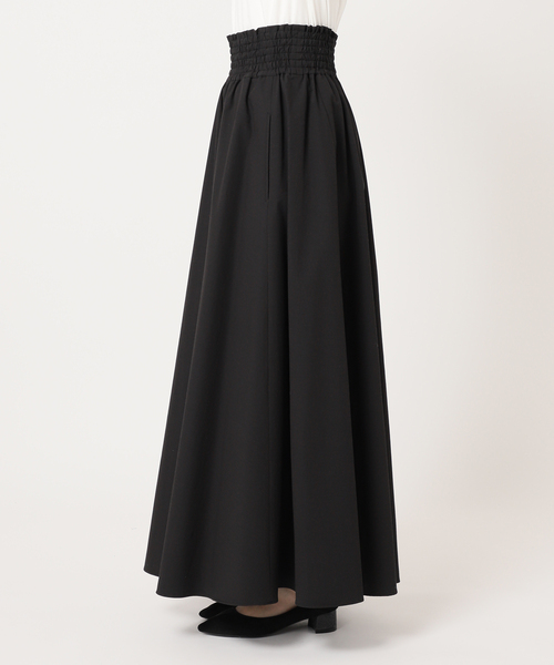 JOURNAL STANDARD（ジャーナルスタンダード）の「【撥水/接触冷感/洗える/UVカット】リネンナイロンストレッチギャザースカート（スカート・レディース・ブラック/ブラウン・36/38）」の16枚目の写真