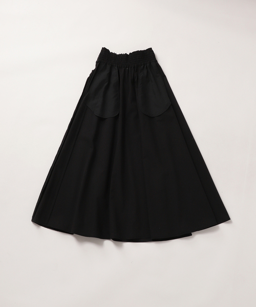 JOURNAL STANDARD（ジャーナルスタンダード）の「【撥水/接触冷感/洗える/UVカット】リネンナイロンストレッチギャザースカート（スカート・レディース・ブラック/ブラウン・36/38）」の22枚目の写真