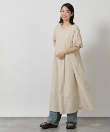 LAKOLE | 袖バルーンタックワンピース / 326952(ワンピース)