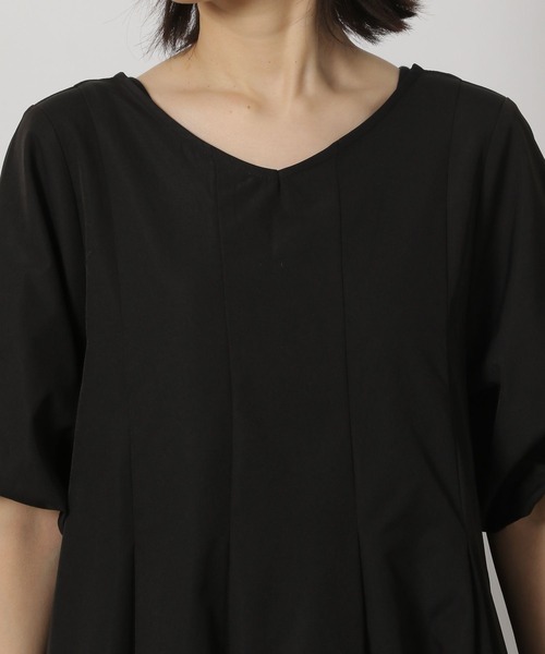 LAKOLE（ラコレ）の「袖バルーンタックワンピース / 326952（ワンピース・レディース・ブラック/ライトベージュ/ブルー・FREE）」の13枚目の写真