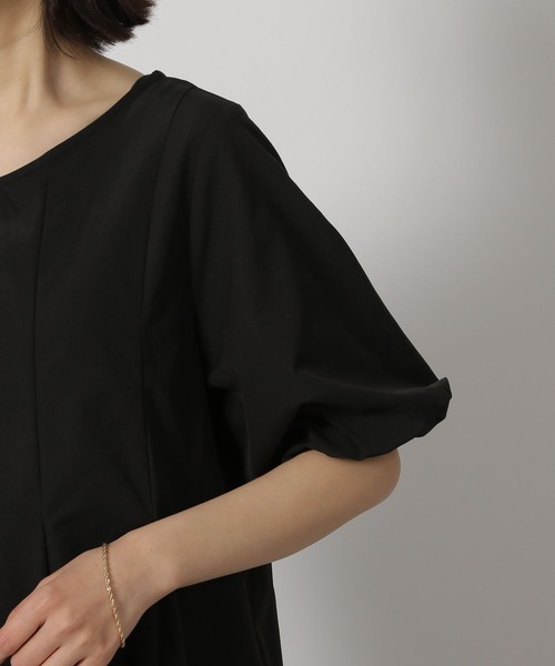 LAKOLE（ラコレ）の「袖バルーンタックワンピース / 326952（ワンピース・レディース・ブラック/ライトベージュ/ブルー・FREE）」の14枚目の写真