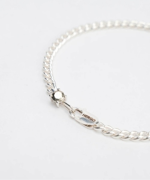 HERGO（ハーゴ）の「NP:HERGO ROUND CUT BRACELET COLOR SV-925（ブレスレット・メンズ・シルバー/オレンジ/グリーン/ブルー・S/M）」の9枚目の写真