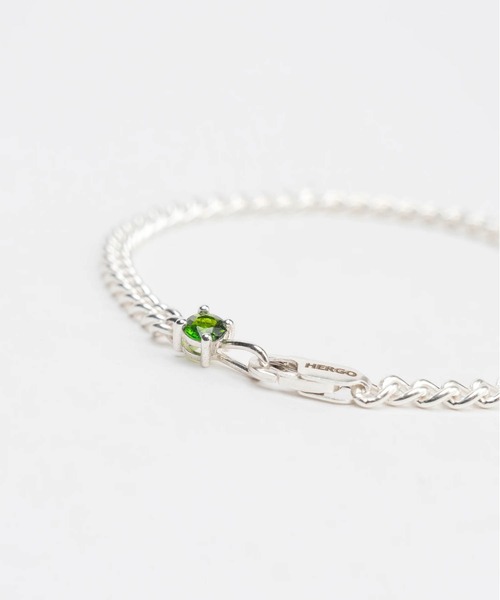 HERGO（ハーゴ）の「NP:HERGO ROUND CUT BRACELET COLOR SV-925（ブレスレット・メンズ・シルバー/オレンジ/グリーン/ブルー・S/M）」の18枚目の写真