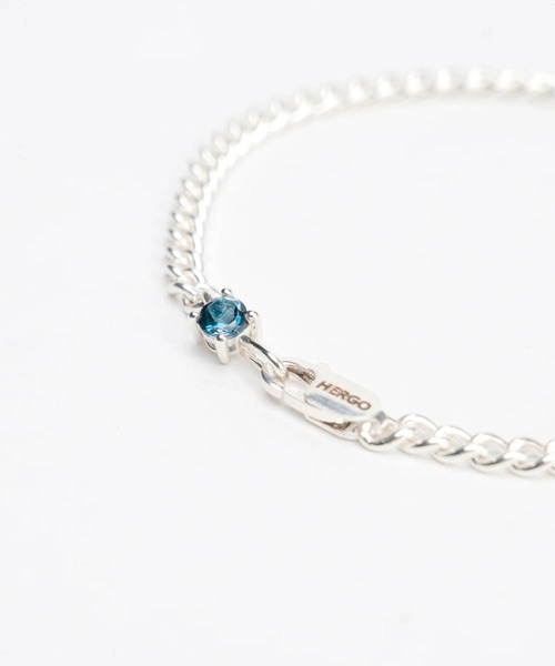 HERGO（ハーゴ）の「NP:HERGO ROUND CUT BRACELET COLOR SV-925（ブレスレット・メンズ・シルバー/オレンジ/グリーン/ブルー・S/M）」の20枚目の写真