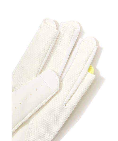 New Balance Golf（ニューバランスゴルフ）の「【new balance golf】ラメライン ネイルスルー仕様 両手用 グローブ (WOMENS)（ゴルフグッズ・レディース・ホワイト/イエロー/ブラック/ブルー/ブラック系その他2・S/SS）」の10枚目の写真