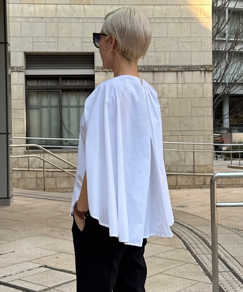 tシャツ スタイルカバーケープ風トップス レディース tシャツ スタイルカバーケープ風トップス レディース : ZOZOTOWN