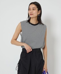 green label relaxing（グリーンレーベルリラクシング）の「ショルダータック ノースリーブ プルオーバー カットソー（Tシャツ/カットソー）」
