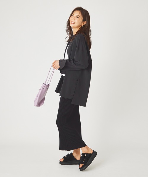 ever closet（エバークローゼット）の「レディス 撥水 2way フリル襟ブラウス（シャツ/ブラウス・レディース・ホワイト/ブラック・FREE）」の22枚目の写真