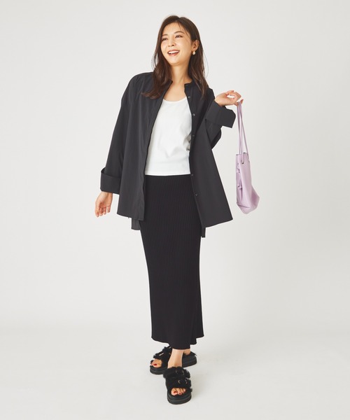 ever closet（エバークローゼット）の「レディス 撥水 2way フリル襟ブラウス（シャツ/ブラウス・レディース・ホワイト/ブラック・FREE）」の4枚目の写真