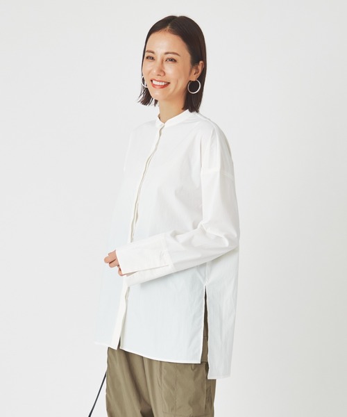 ever closet（エバークローゼット）の「レディス 撥水 2way フリル襟ブラウス（シャツ/ブラウス・レディース・ホワイト/ブラック・FREE）」の16枚目の写真