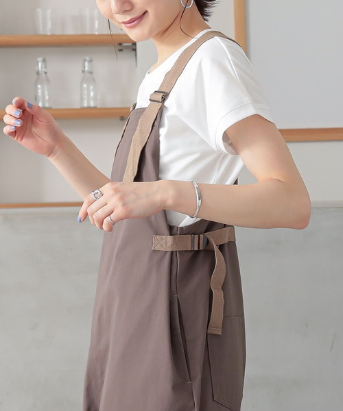 n'OrLABEL（ノアールレーベル）の「『ワークサロペット』（サロペット/オーバーオール・レディース・モカ/ブラック・2/1）」の13枚目の写真