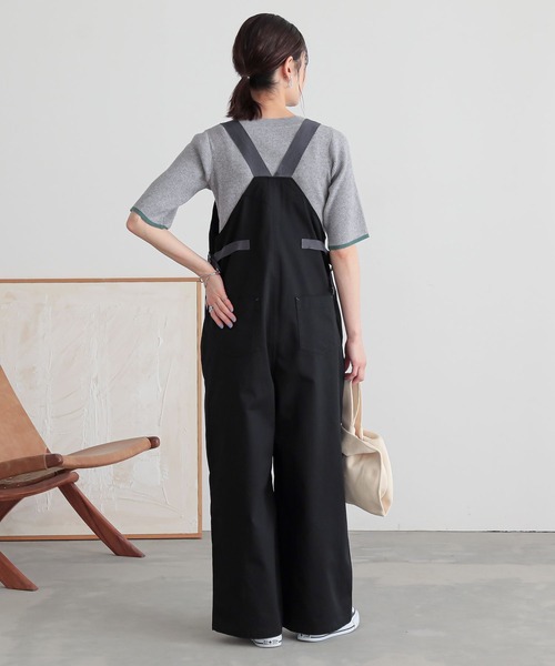 n'OrLABEL（ノアールレーベル）の「『ワークサロペット』（サロペット/オーバーオール・レディース・モカ/ブラック・2/1）」の18枚目の写真