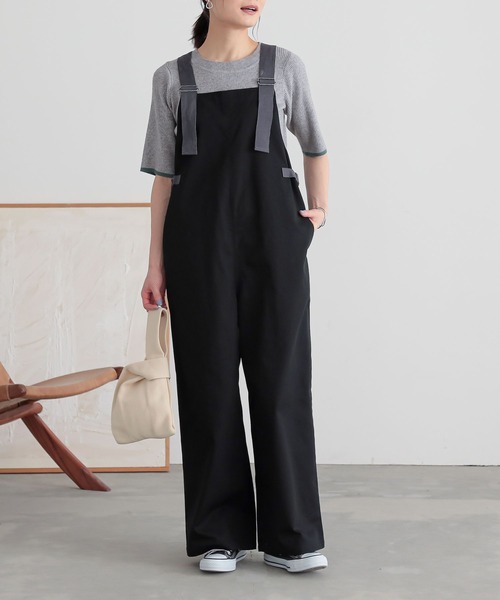 n'OrLABEL（ノアールレーベル）の「『ワークサロペット』（サロペット/オーバーオール・レディース・モカ/ブラック・2/1）」の16枚目の写真