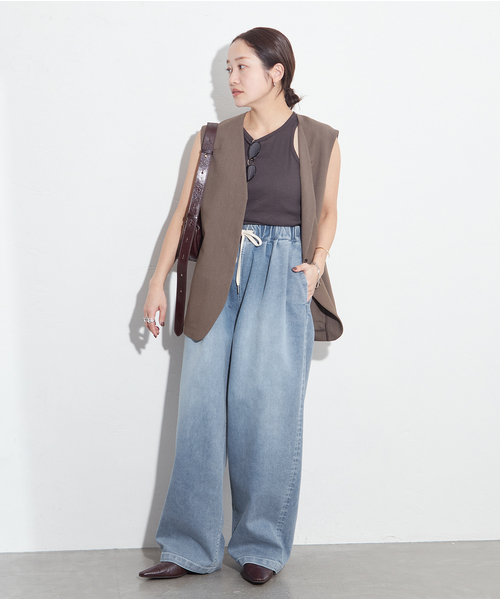 接触冷感】アイシーリラックスデニム（デニムパンツ）｜JOURNAL