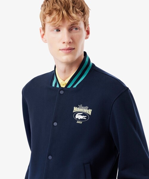 LACOSTE(ラコステ)の「2025マイアミオープンスウェットジャケット(ブルゾン・メンズ・ネイビー・L/XL/M)」の2枚目の写真