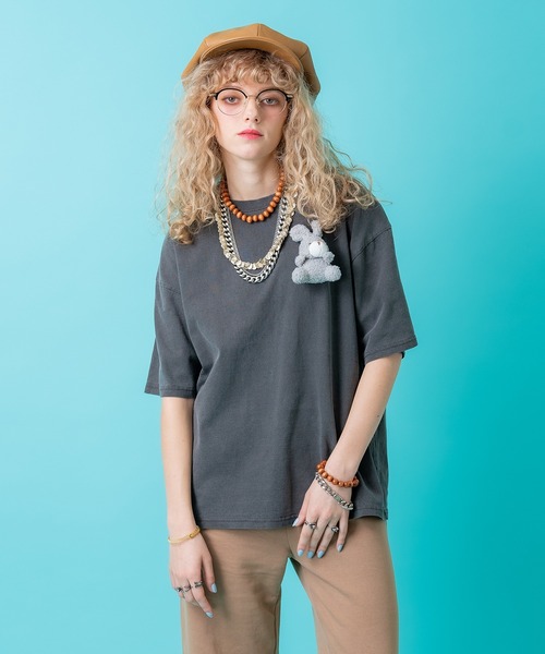 セール】TEDDY ankoROCK ピグメントTシャツ（Tシャツ/カットソー