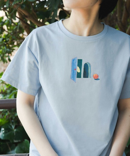 Common Noun(コモン ナウン)の「『別注』Common Noun×DOORS HORSE Kana Akiyama T-shirts(Tシャツ/カットソー・レディース・ライトブルー/ホワイト・ONE)」の6枚目の写真
