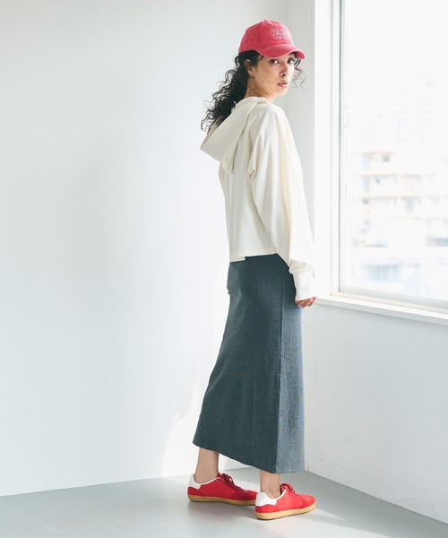 coca（coca）（コカ）の「UVカットドルマンパーカー（パーカー・レディース・アイボリー/ブラック・S/M/L）」の13枚目の写真