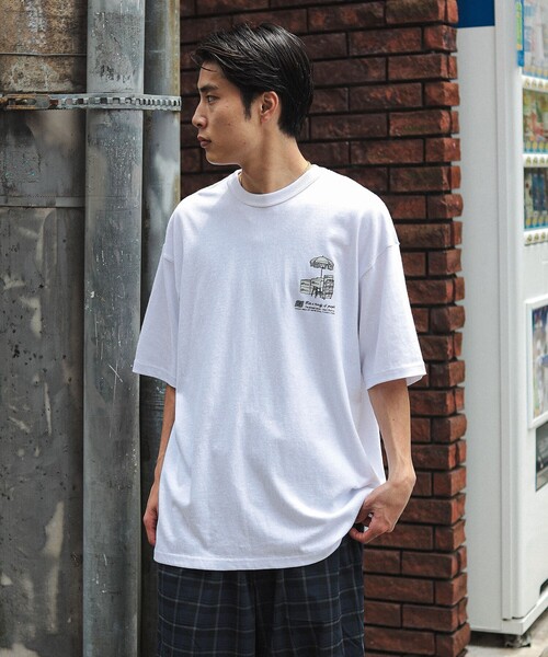 BEAMS T(ビームスティー)の「TRAVELING T-SHIRT(Tシャツ/カットソー・メンズ・ホワイト・S/L/M/XL)」の3枚目の写真
