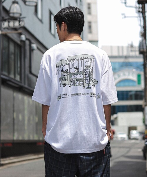 BEAMS T(ビームスティー)の「TRAVELING T-SHIRT(Tシャツ/カットソー・メンズ・ホワイト・S/L/M/XL)」の4枚目の写真