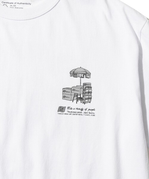 BEAMS T(ビームスティー)の「TRAVELING T-SHIRT(Tシャツ/カットソー・メンズ・ホワイト・S/L/M/XL)」の6枚目の写真