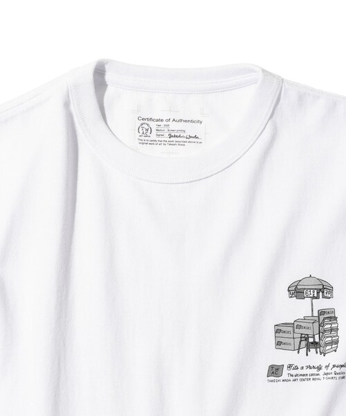 BEAMS T(ビームスティー)の「TRAVELING T-SHIRT(Tシャツ/カットソー・メンズ・ホワイト・S/L/M/XL)」の7枚目の写真