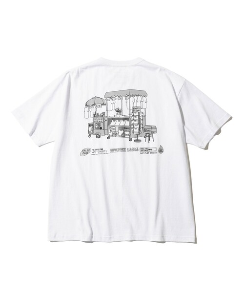 BEAMS T(ビームスティー)の「TRAVELING T-SHIRT(Tシャツ/カットソー・メンズ・ホワイト・S/L/M/XL)」の8枚目の写真