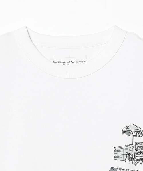 BEAMS T(ビームスティー)の「TRAVELING T-SHIRT(Tシャツ/カットソー・メンズ・ホワイト・S/L/M/XL)」の11枚目の写真