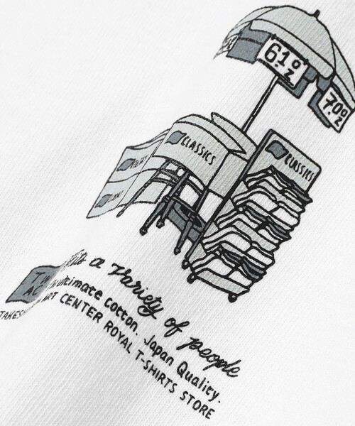 BEAMS T(ビームスティー)の「TRAVELING T-SHIRT(Tシャツ/カットソー・メンズ・ホワイト・S/L/M/XL)」の13枚目の写真