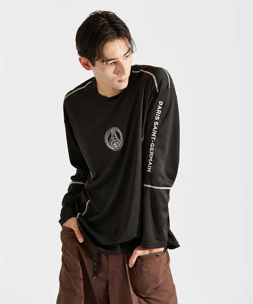 PARIS SAINT-GERMAIN(パリサンジェルマン)の「【Paris Saint-Germain / パリ・サン=ジェルマン】 JP Monochrome L/S(Tシャツ/カットソー・メンズ・ホワイト/ブラック・MEDIUM/LARGE/X-LARGE)」の3枚目の写真