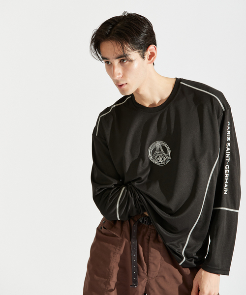 PARIS SAINT-GERMAIN(パリサンジェルマン)の「【Paris Saint-Germain / パリ・サン=ジェルマン】 JP Monochrome L/S(Tシャツ/カットソー・メンズ・ホワイト/ブラック・MEDIUM/LARGE/X-LARGE)」の4枚目の写真