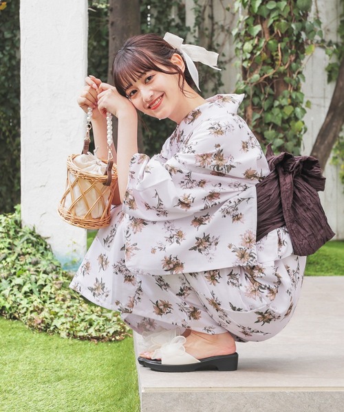 Honeys（ハニーズ）の「下駄サンダル（サンダル・レディース・コーラルピンク/アイボリー/パープル系その他/アイボリー系・M/LL/L）」の14枚目の写真