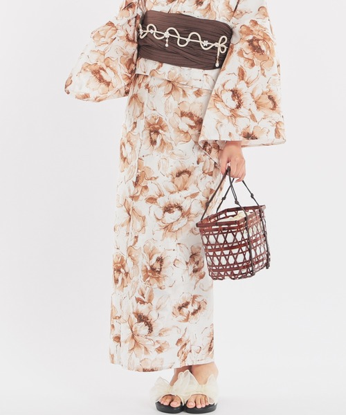 Honeys（ハニーズ）の「下駄サンダル（サンダル・レディース・コーラルピンク/アイボリー/パープル系その他/アイボリー系・M/LL/L）」の22枚目の写真