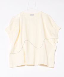 カットアウトタックスリーブT ladies