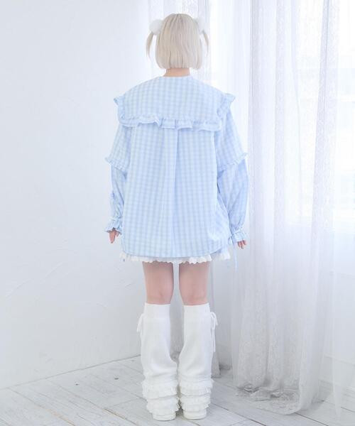 Whinny(ホワイニー)の「Whinny/《3WAY仕様♪》23世紀スーパーパラダイス(シャツ/ブラウス・レディース・ネイビー/サックスブルー・FREE)」の13枚目の写真