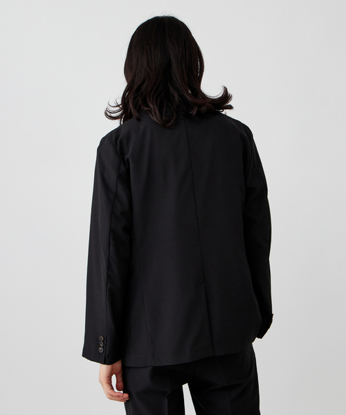 B.C STOCK(ベーセーストック)の「【軽量/洗える】ポリエステルトロピカル テーラードジャケット(テーラードジャケット・メンズ・ブラック/ネイビー・MEDIUM/LARGE/X-LARGE)」の4枚目の写真