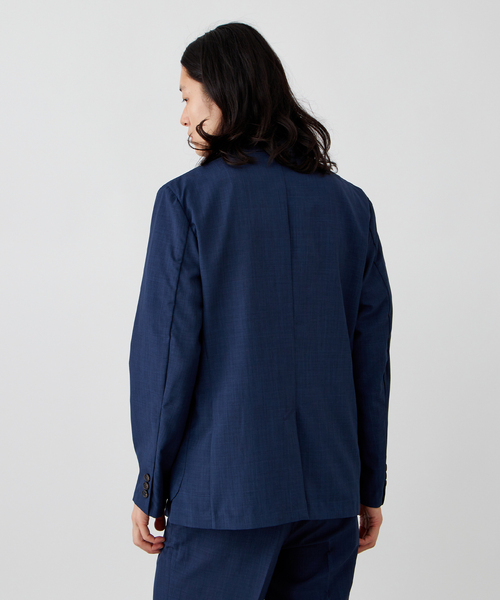 B.C STOCK(ベーセーストック)の「【軽量/洗える】ポリエステルトロピカル テーラードジャケット(テーラードジャケット・メンズ・ブラック/ネイビー・MEDIUM/LARGE/X-LARGE)」の8枚目の写真