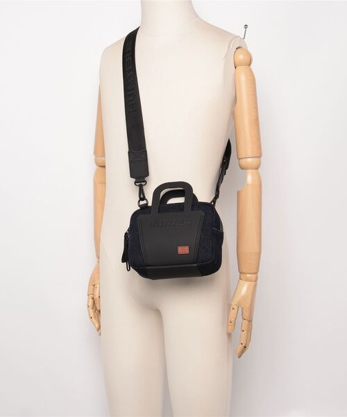 HUNTER リファインド デニム クロスボディ（ボディバッグ/ウエスト