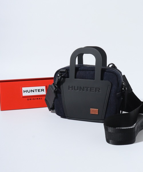 【HUNTER】人気アイテム!!リファインド デニム クロスボディ★ HUNTER リファインド デニム クロスボディ(ボディバッグ