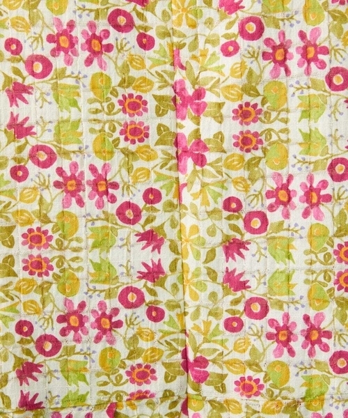 Jocomomola（ホコモモラ）の「【日本製】Rosa flamenco フラワープリントタックワンピース（ワンピース・レディース・ブルー/ピンク・40）」の18枚目の写真