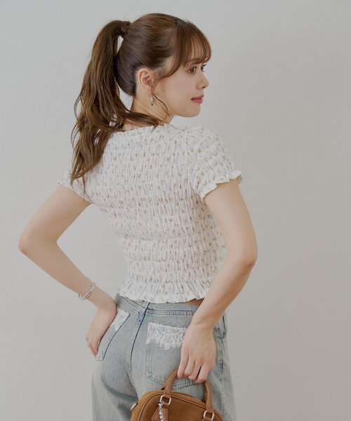 6色展開】フロントリボンボレロデザインT | Chico(チコ