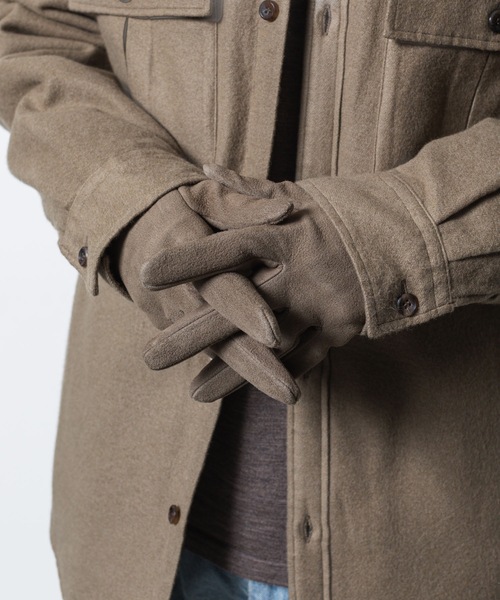 ATTACHMENT（アタッチメント）の「ストレッチ シープレザーグローブ / STRETCH SHEEP LEATHER GLOVE（手袋・メンズ・ブラック/キャメル・1/2/3）」の22枚目の写真