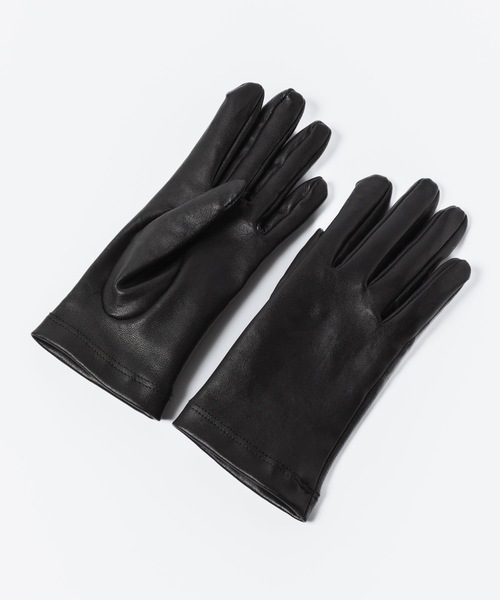ATTACHMENT（アタッチメント）の「ストレッチ シープレザーグローブ / STRETCH SHEEP LEATHER GLOVE（手袋・メンズ・ブラック/キャメル・1/2/3）」の7枚目の写真