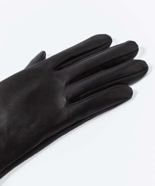 ATTACHMENT（アタッチメント）の「ストレッチ シープレザーグローブ / STRETCH SHEEP LEATHER GLOVE（手袋・メンズ・ブラック/キャメル・1/2/3）」の8枚目の写真