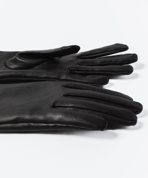 ATTACHMENT（アタッチメント）の「ストレッチ シープレザーグローブ / STRETCH SHEEP LEATHER GLOVE（手袋・メンズ・ブラック/キャメル・1/2/3）」の9枚目の写真