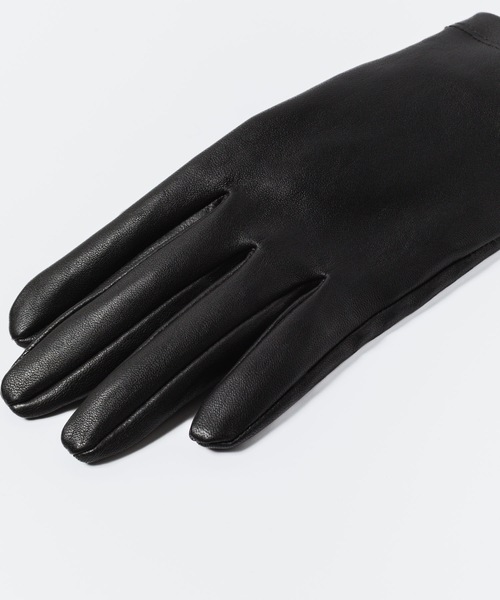 ATTACHMENT（アタッチメント）の「ストレッチ シープレザーグローブ / STRETCH SHEEP LEATHER GLOVE（手袋・メンズ・ブラック/キャメル・1/2/3）」の10枚目の写真
