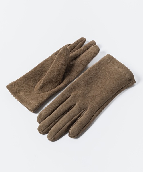 ATTACHMENT（アタッチメント）の「ストレッチ シープレザーグローブ / STRETCH SHEEP LEATHER GLOVE（手袋・メンズ・ブラック/キャメル・1/2/3）」の12枚目の写真