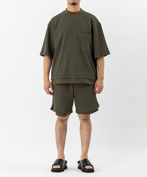 meanswhile（ミーンズワイル）の「SOLOTEX Easy Shorts（その他パンツ・メンズ・ベージュ/ブラック・2(M)/3(L)/4(XL)）」の15枚目の写真