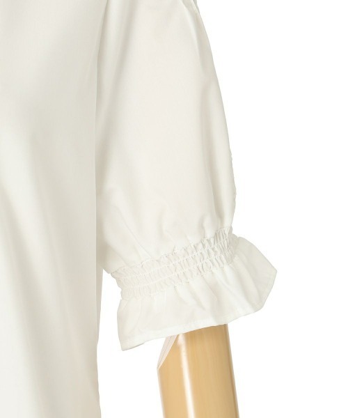 F i.n.t（フィント）の「レースピンタック使い半袖ブラウス/ fint　フィント　夏服（シャツ/ブラウス・レディース・ライトベージュ/オフホワイト・FREE）」の19枚目の写真