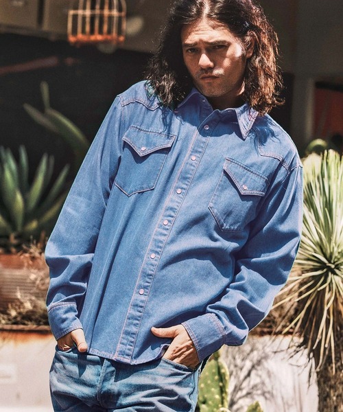 セール】ms6139- DENIM SHIRT デニムシャツ（シャツ/ブラウス